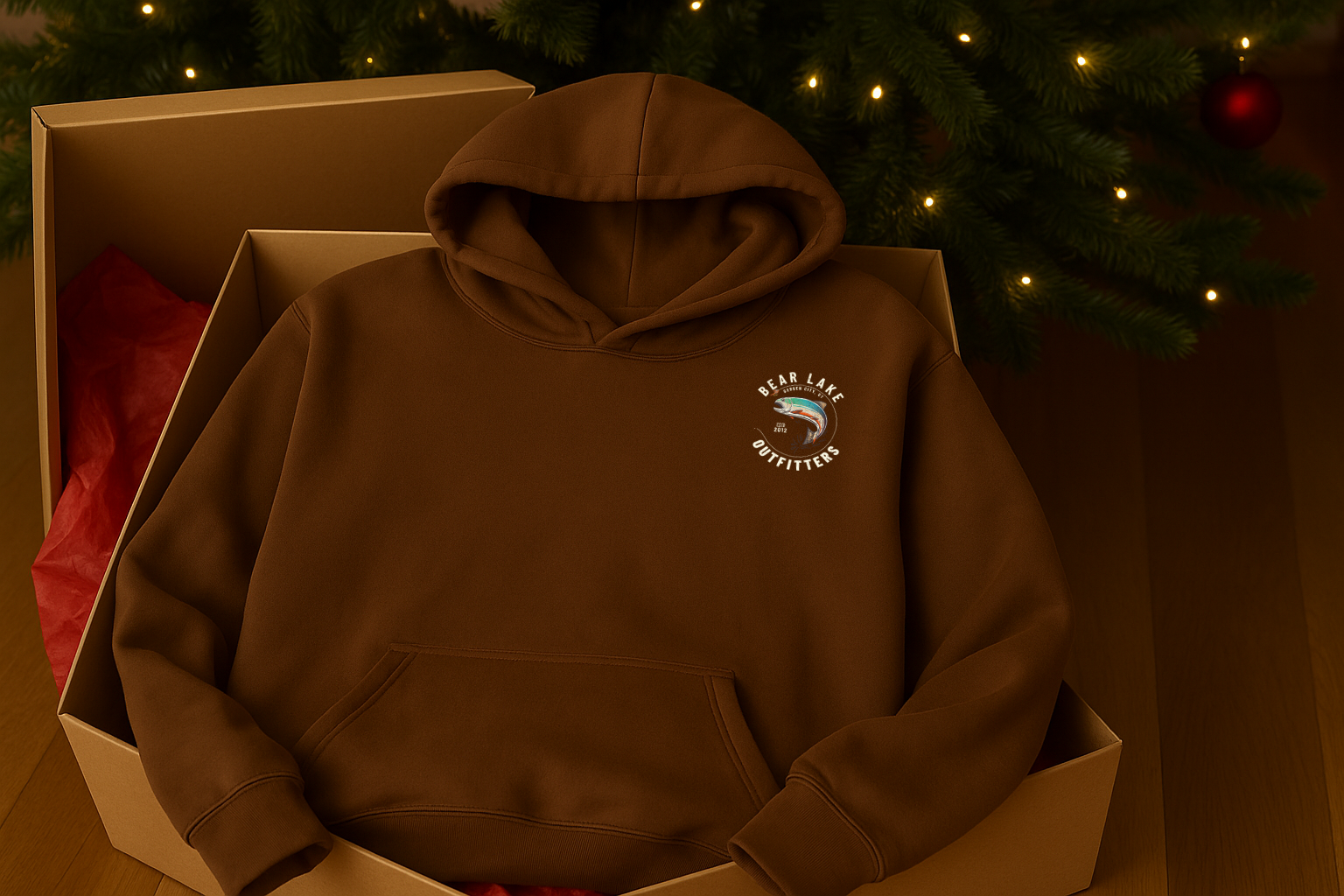 Bear Lake Outfitter Brown Hoodie